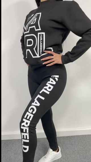 Conjunto Karl Lagerfeld Mujer Negro/Blanco