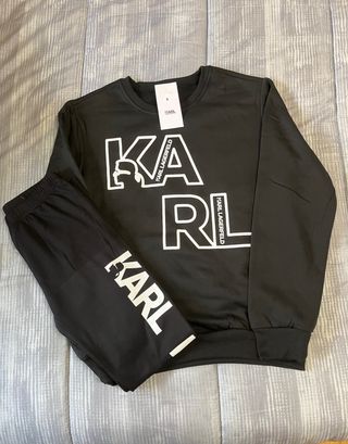 Conjunto Karl Lagerfeld Mujer Negro/Blanco