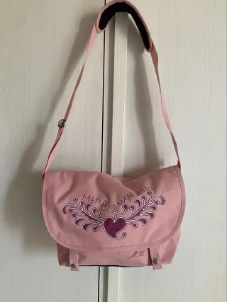 Borsa a tracolla M75 rosa con cuore