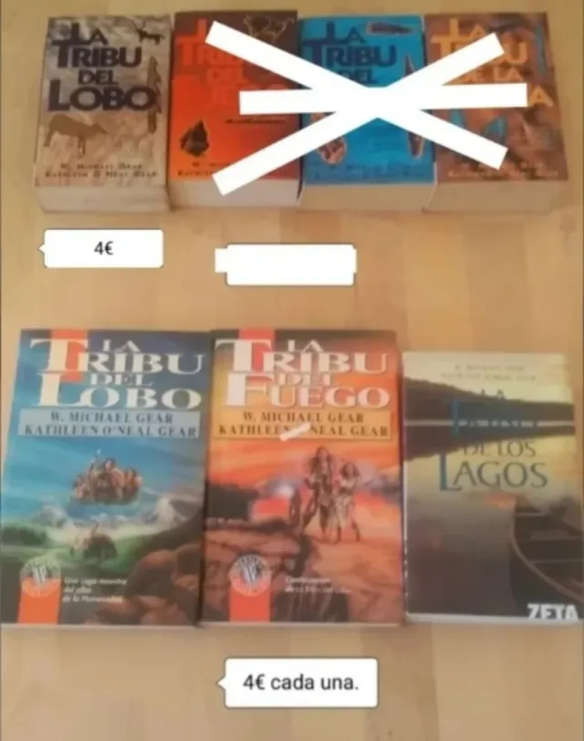 Sagas La tribu del lobo y Madre tierra padre cielo