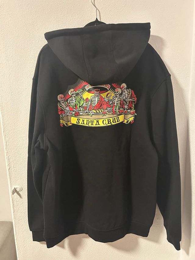 Sudadera Santa Cruz Guzmán Talla XL Negra