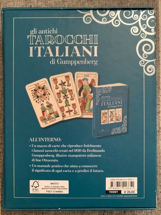 Cofanetto Tarocchi Italiani di Gumppenberg