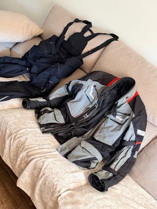 Traje de moto invierno