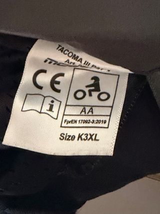 Traje de moto invierno