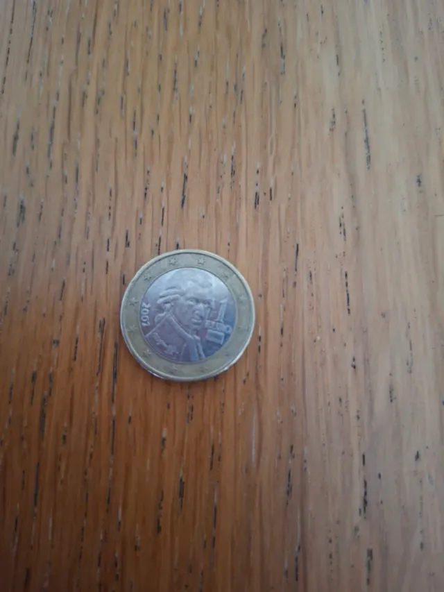 Moneda 1 Euro.mozar.año2002
