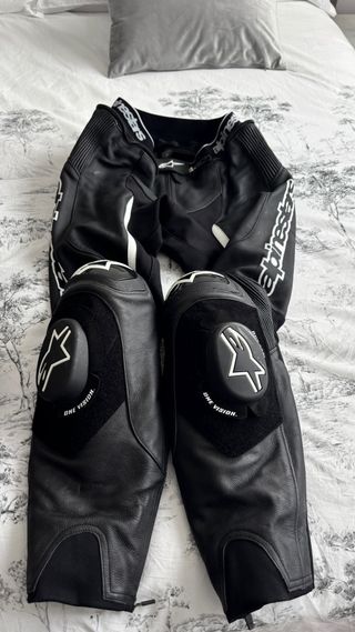 Mono 2 piezas Alpinestars Missile v2 Negro/Blanco