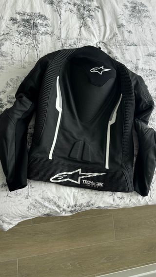 Mono 2 piezas Alpinestars Missile v2 Negro/Blanco