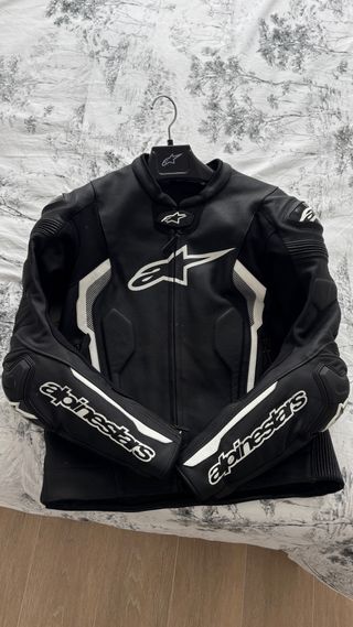 Mono 2 piezas Alpinestars Missile v2 Negro/Blanco