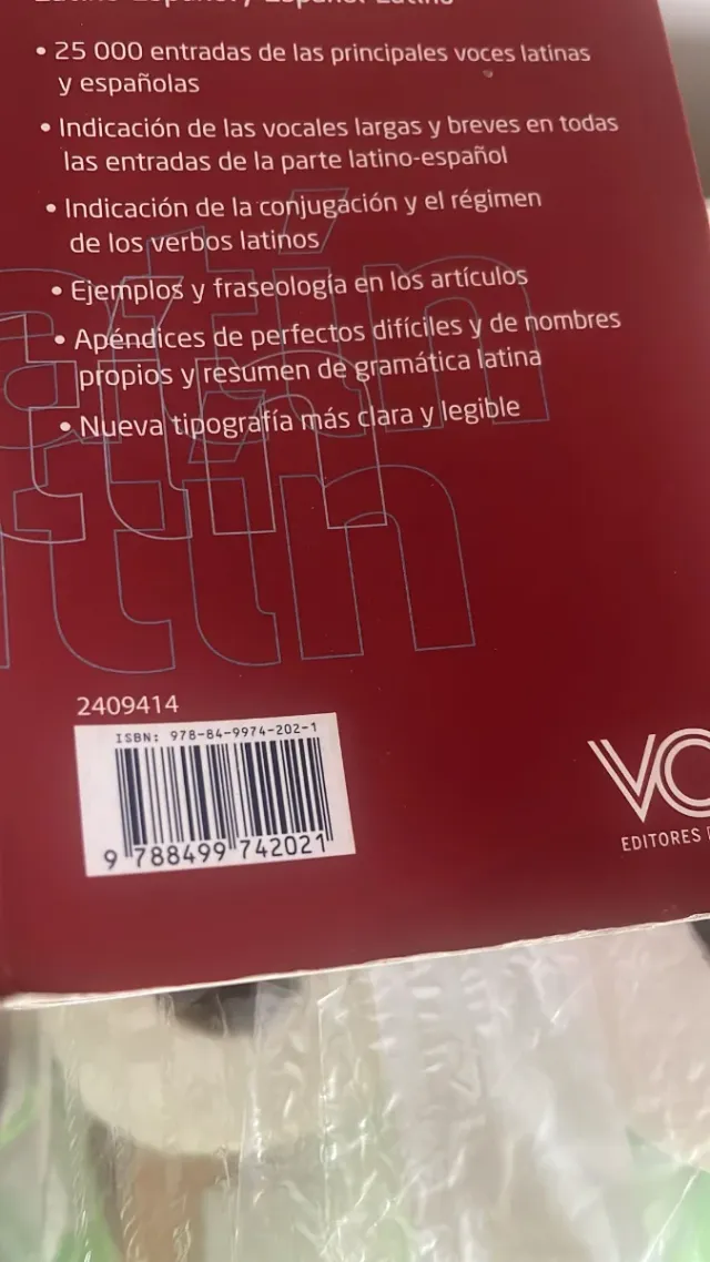 Diccionarios latín y francés