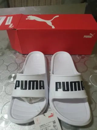 Chanclas Puma Blancas