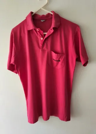 Polo Adidas Rosa Manga Corta
