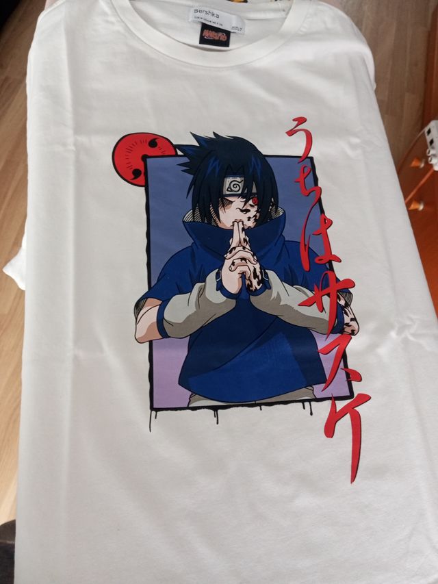 Camisetas Hombre Naruto y Stranger Things