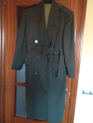 Abrigo militar mujer talla 44 verde oliva