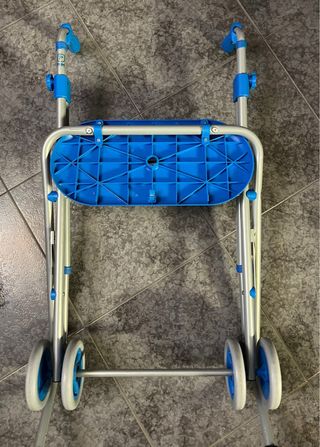 Andador Plegable con Doble Rueda