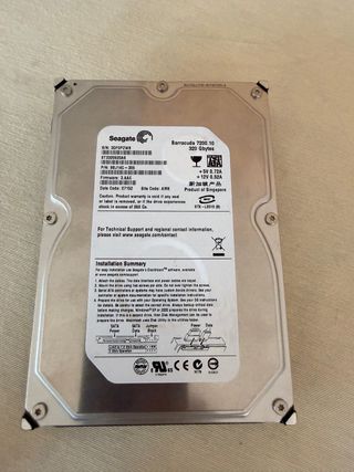 Disco Duro Seagate Barracuda 7200.10 320 GB SATA