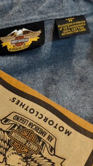 Camisa Franela Harley Davidson Gris