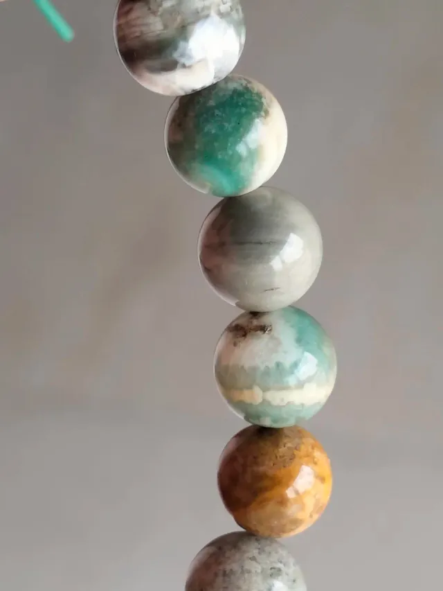 Pulsera Jaspe Oceánico Multicolor