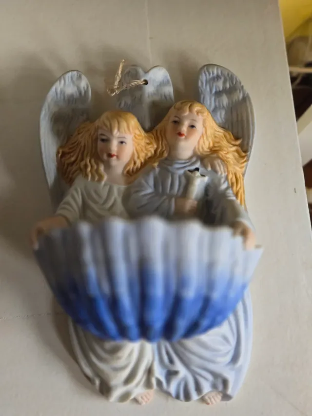 Benditera de porcelana antigua