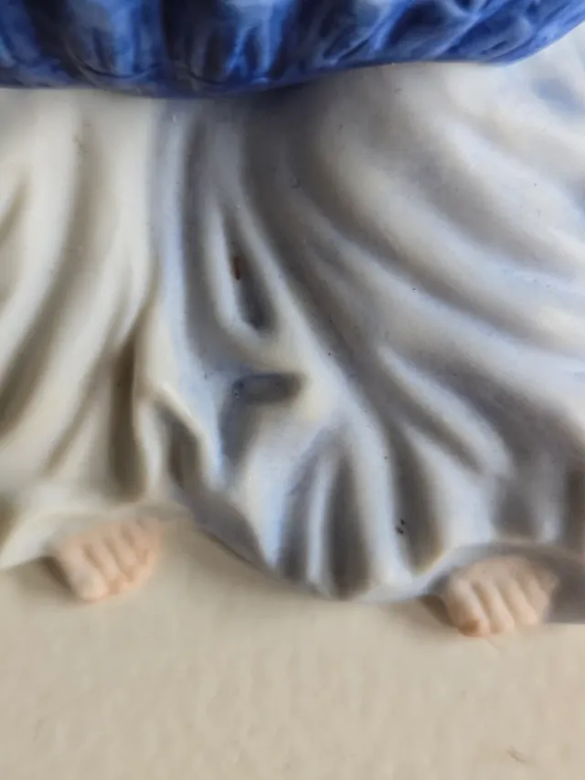 Benditera de porcelana antigua