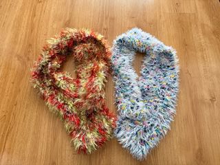 Bufandas de fantasía multicolor