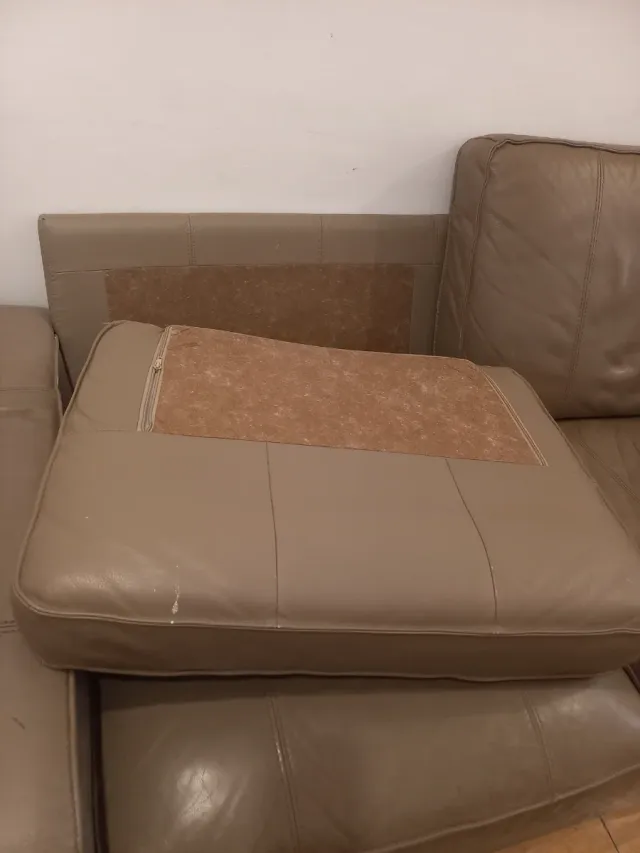 Sofá de piel 2 plazas