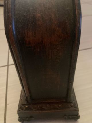 Orologio da tavolo in legno