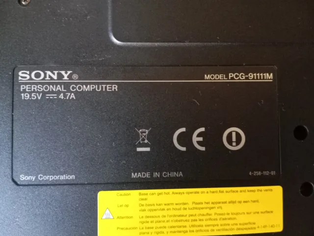 Portátil Sony Vaio 17 Plata