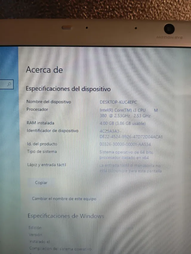 Portátil Sony Vaio 17 Plata