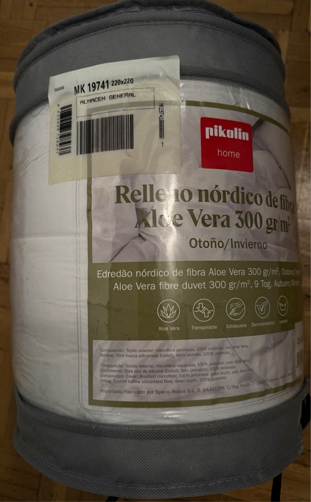 Nórdico Aloe Vera 300gr/m² Cama 135