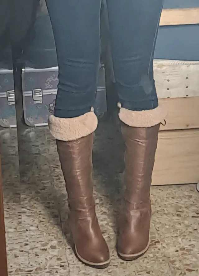 Botas altas marrones