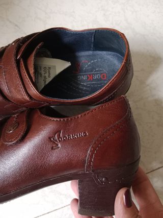 Zapatos piel Dorking by Fluchos Talla 37 Marrones