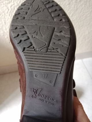 Zapatos piel Dorking by Fluchos Talla 37 Marrones