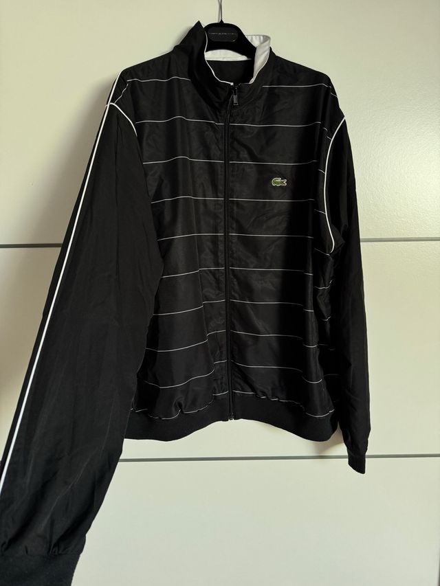 Chaqueta deportiva Lacoste rayas XL