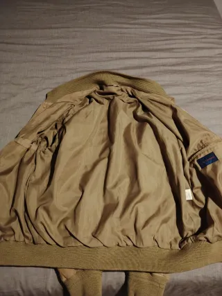 Giacca vera pelle scamosciata tg 52 vintage Y2K