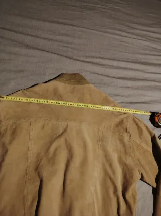 Giacca vera pelle scamosciata tg 52 vintage Y2K