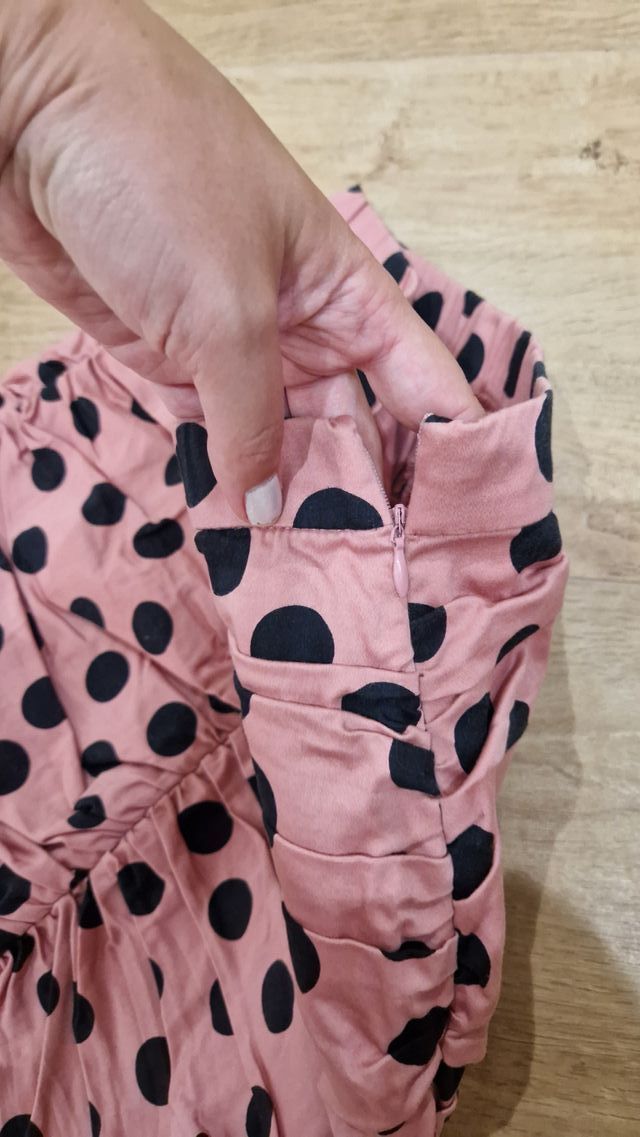 Falda mujer lunares rosa