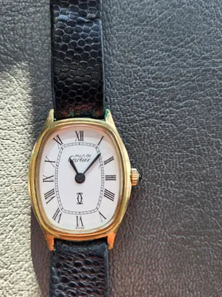 Must de Cartier Reloj Mujer Oro 18k electroplated.
