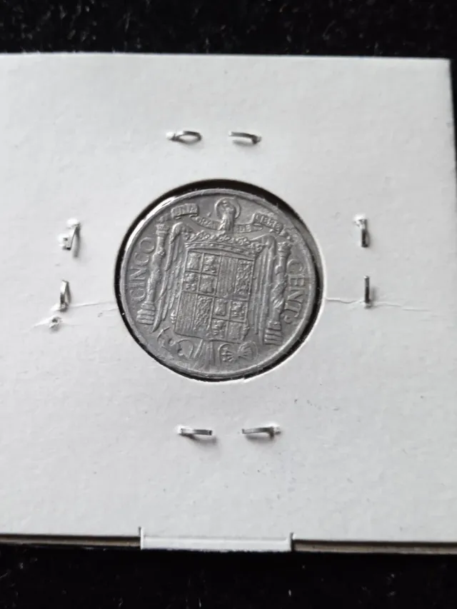 5 centesimi 1953 Spagna