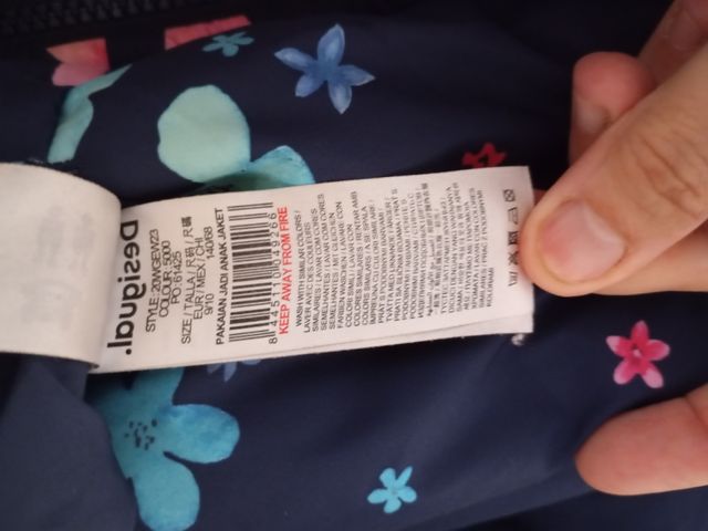 Cazadora Desigual Reversible 9-10 años