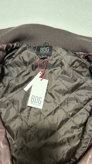 Cazadora Cuero Urban Outfitters Marrón