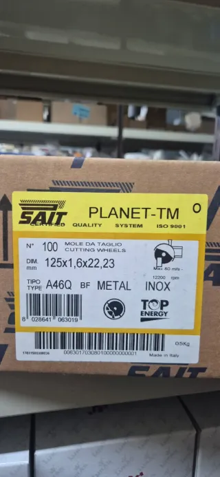 Disco de corte SAIT PLANET-TM 125x1,6x22,23
