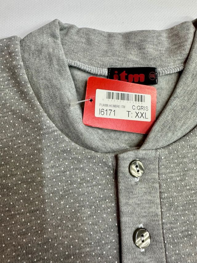 Pijama Hombre Afelpado Talla XXL