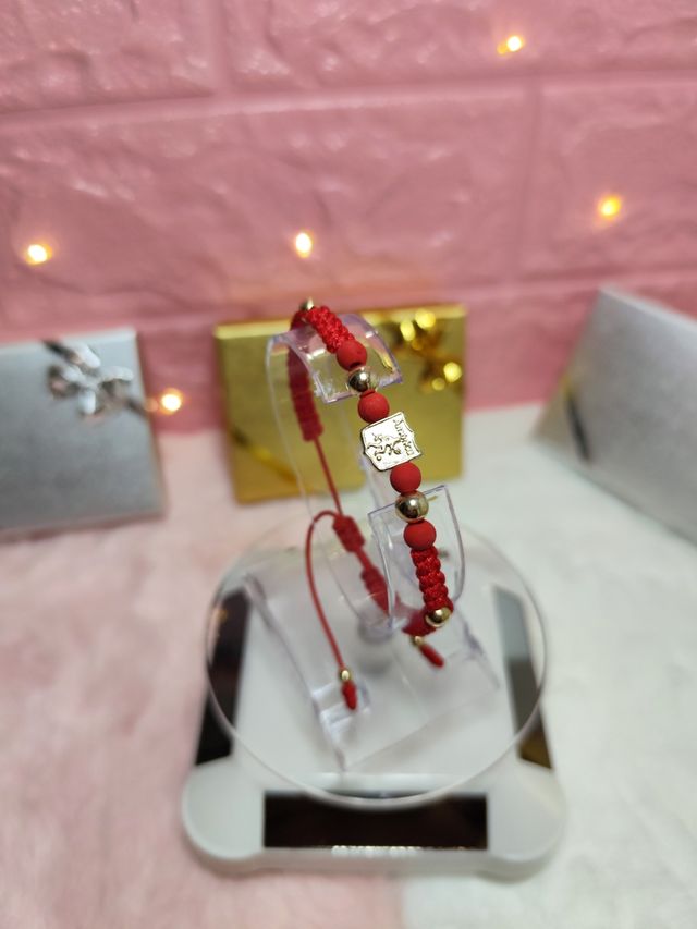 Pulsera Oro 18k Laminado Tejida Personalizada