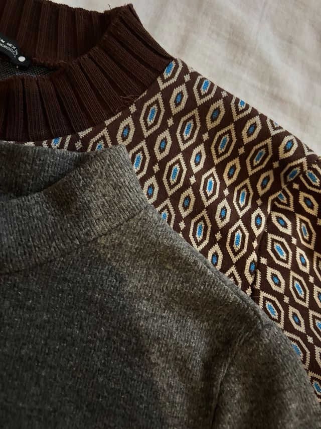 2Vestidos midi invierno Zara talla M nuevos