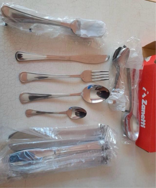 Set Posate Zanetti , Acciaio inox modello Leonardo