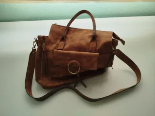 Bolso grande marrón señora