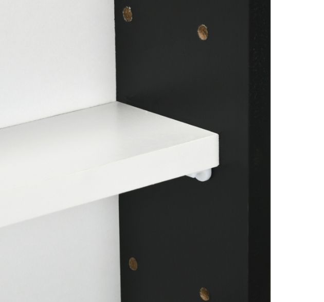 Vitrine Expositora Preta e Transparente