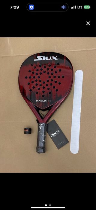 Pala de pádel Siux Diablo GD4 Roja