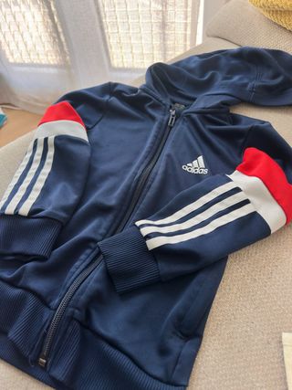 Sudadera Adidas Azul y Roja