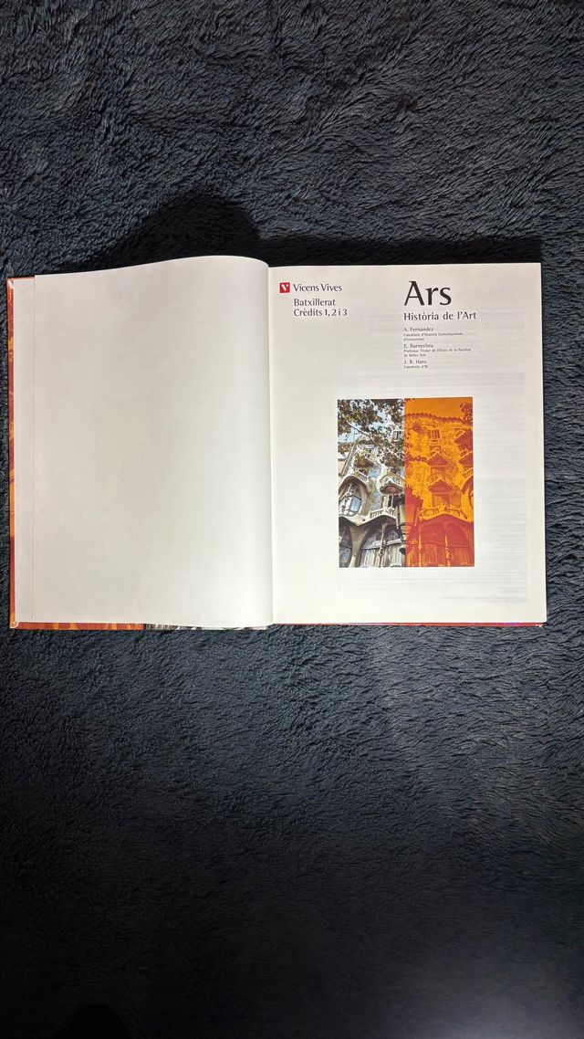 Ars. Libre De L'alumne. Historia De L 'art. Pri...